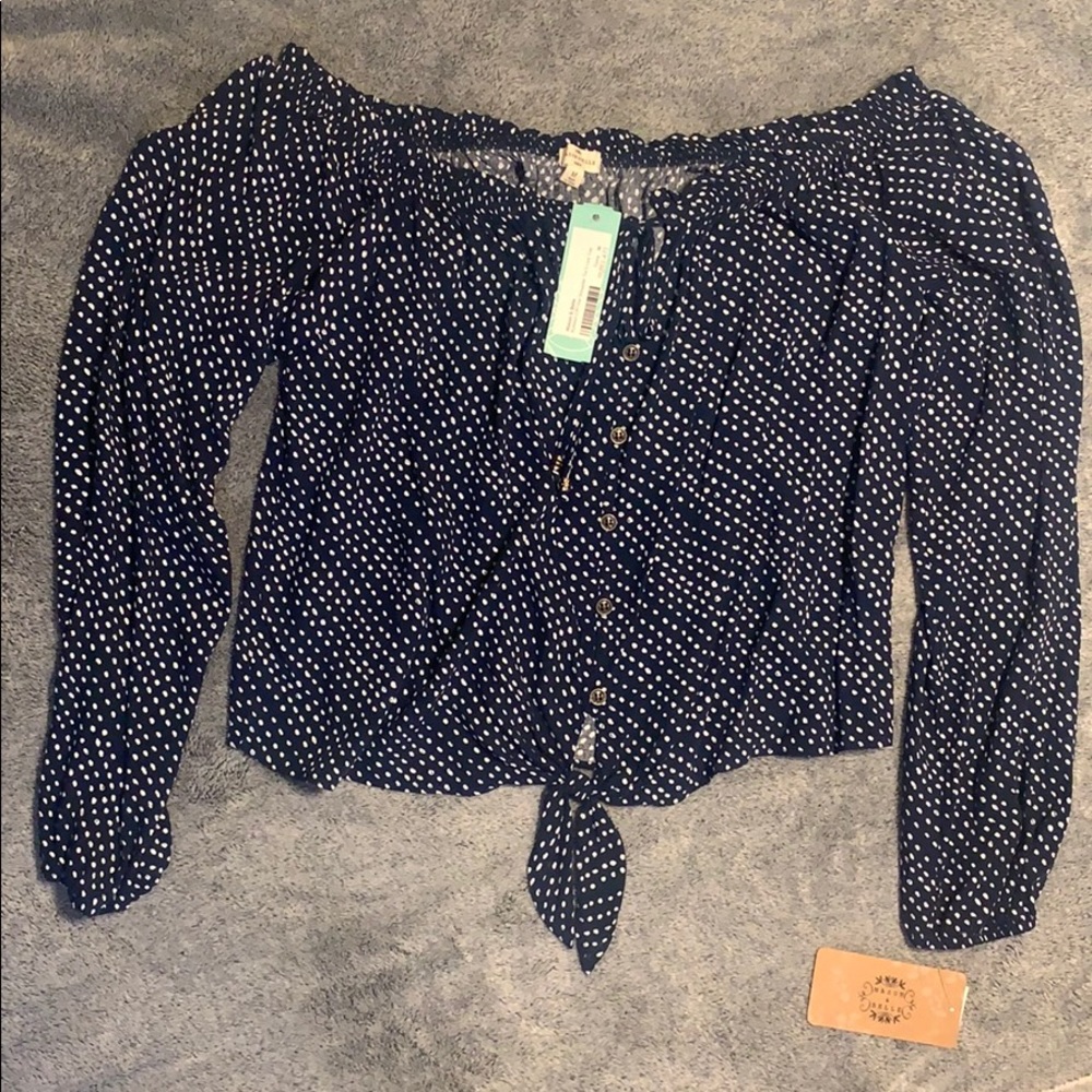 Mason & Belle Kolleen Off the Shoulder Top